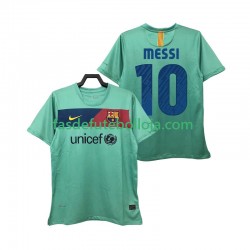 Camisola 2º Equipamento FC Barcelona Lionel Messi 10 2011 2010 Manga Curta Retro ,Homem