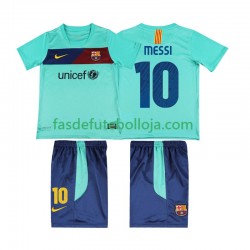 Camisola 2º Equipamento FC Barcelona Lionel Messi 10 2011 2010 Manga Curta Retro ,Criança