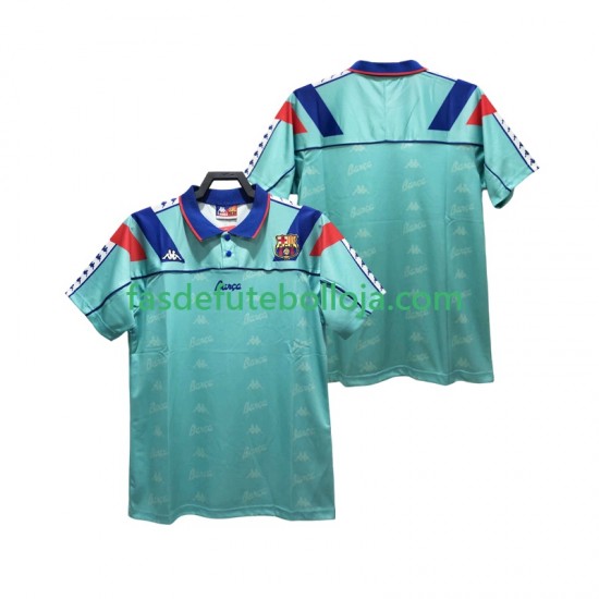 Camisola 2º Equipamento FC Barcelona 1992 1995 Manga Curta Retro ,Homem