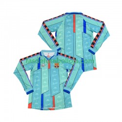 Camisola 2º Equipamento FC Barcelona 1996 1997 Manga Comprida Retro ,Homem