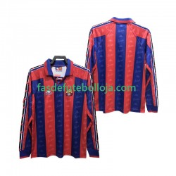 Camisola 1º Equipamento FC Barcelona 1996 1997 Manga Comprida Retro ,Homem