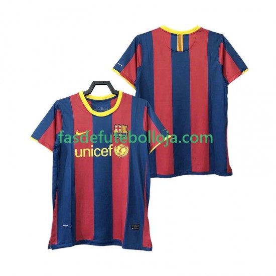 Camisola 1º Equipamento FC Barcelona 2011 2010 Manga Curta Retro ,Homem