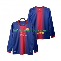 Camisola 1º Equipamento FC Barcelona 2012 2013 Manga Comprida Retro ,Homem