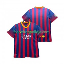 Camisola 1º Equipamento FC Barcelona 2013 2014 Manga Curta Retro ,Homem