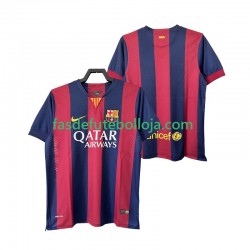 Camisola 1º Equipamento FC Barcelona 2014 2015 Manga Curta Retro ,Homem