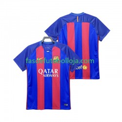 Camisola 1º Equipamento FC Barcelona 2016 2017 Manga Curta Retro ,Homem