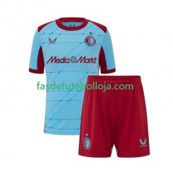 Camisola 3º Equipamento Feyenoord Rotterdam 2025-2026 Manga Curta ,Criança