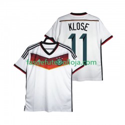 Camisola 1º Equipamento Seleção Alemã Klose 11 2014 Manga Curta Retro ,Homem