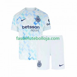 Camisola 2º Equipamento Inter de Milão 2025-2026 Manga Curta ,Criança