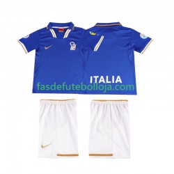 Camisola 1º Equipamento Seleção Italiana 1996 Manga Curta Retro ,Criança
