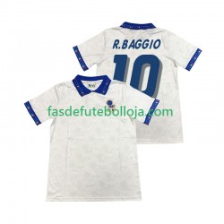 Camisola 2º Equipamento Seleção Italiana Roberto Baggio 10 1994 Manga Curta Retro ,Homem