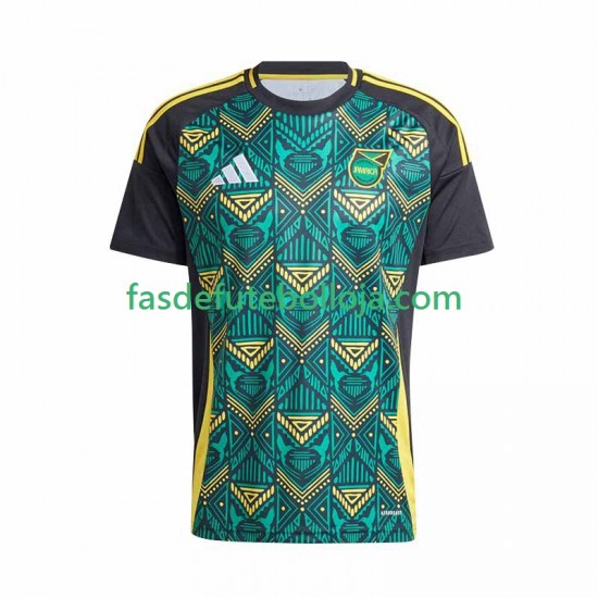 Camisola 2º Equipamento Seleção Jamaicana 2024-2025 Manga Curta ,Homem