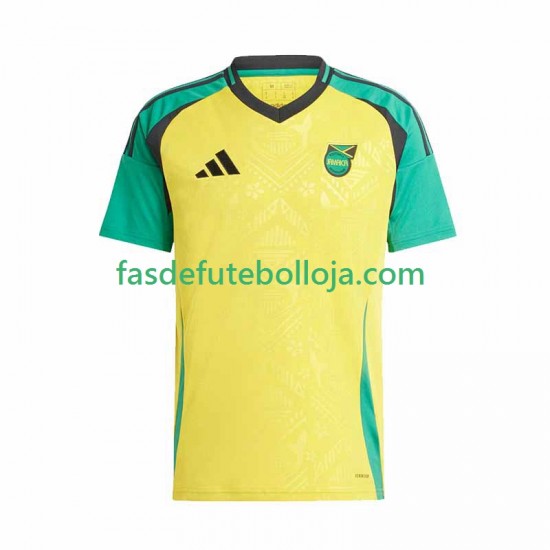 Camisola 1º Equipamento Seleção Jamaicana 2024-2025 Manga Curta ,Homem