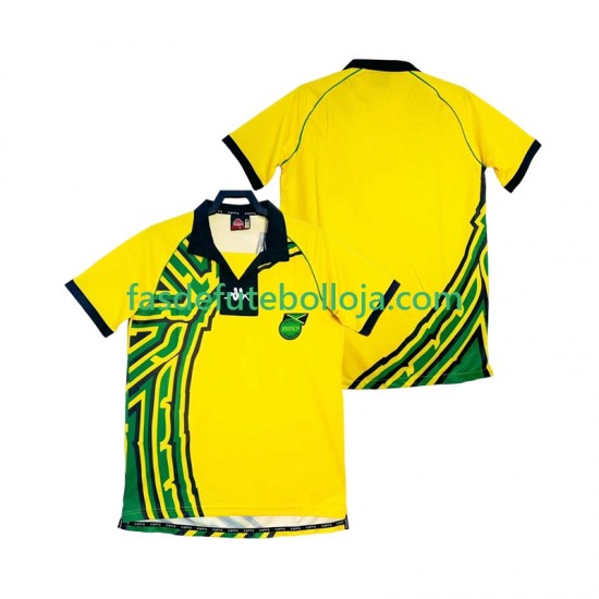 Camisola 1º Equipamento Seleção Jamaicana 1998 Manga Curta Retro ,Homem