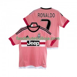 Camisola 2º Equipamento Juventus Cristiano Ronaldo 7 2016 2017 Manga Curta Retro ,Homem