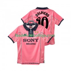 Camisola 2º Equipamento Juventus DEL PIER0 10 1997 1998 Manga Curta Retro ,Homem
