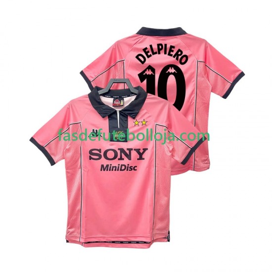 Camisola 2º Equipamento Juventus DEL PIER0 10 1997 1998 Manga Curta Retro ,Homem