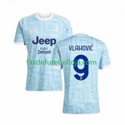 Camisola 2º Equipamento Juventus Vlahovic 9 2025-2026 Manga Curta ,Homem