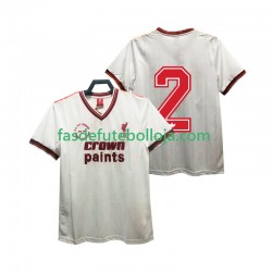 Camisola 2º Equipamento Liverpool 2 1985 1986 Manga Curta Retro ,Homem