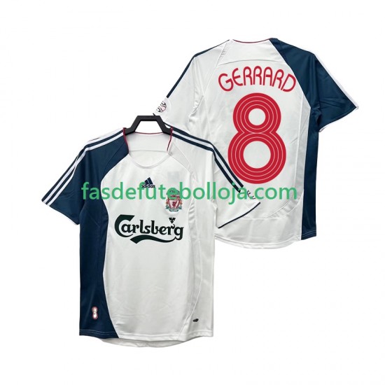 Camisola 2º Equipamento Liverpool GERRARD 8 2008 2006 Manga Curta Retro ,Homem
