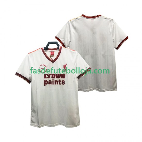 Camisola 2º Equipamento Liverpool 1985 1986 Manga Curta Retro ,Homem