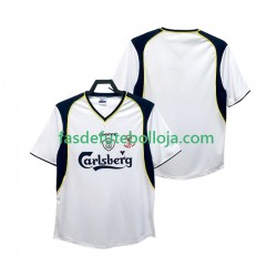 Camisola 2º Equipamento Liverpool 2001 2002 Manga Curta Retro ,Homem