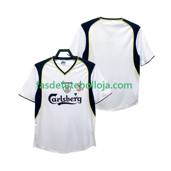 Camisola 2º Equipamento Liverpool 2001 2002 Manga Curta Retro ,Homem