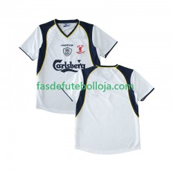 Camisola 2º Equipamento Liverpool LWP 2001 2002 Manga Curta Retro ,Homem