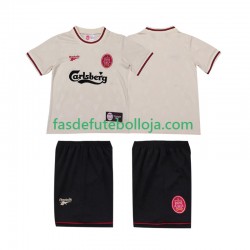 Camisola 2º Equipamento Liverpool LWP 1996 1997 Manga Curta Retro ,Criança