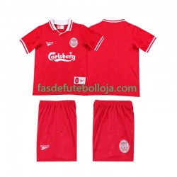 Camisola 1º Equipamento Liverpool LWP 1996 1997 Manga Curta Retro ,Criança