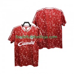 Camisola 1º Equipamento Liverpool 1989 1991 Manga Curta Retro ,Homem