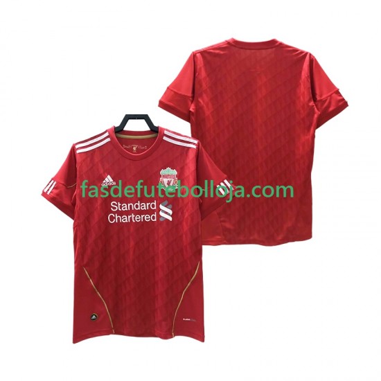 Camisola 1º Equipamento Liverpool 2012 2010 Manga Curta Retro ,Homem