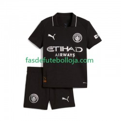Camisola 2º Equipamento Manchester City 2025-2026 Manga Curta ,Criança