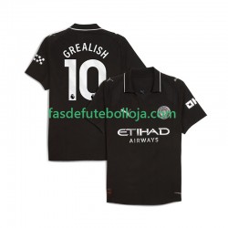 Camisola 2º Equipamento Manchester City Jack Grealish 10 2025-2026 Manga Curta ,Homem