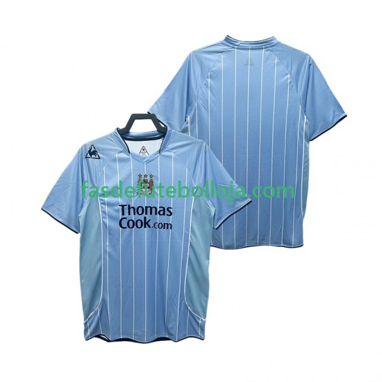 Camisola 1º Equipamento Manchester City 2007 2008 Manga Curta Retro ,Homem