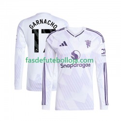 Camisola 2º Equipamento Manchester United Alejandro Garnacho 17 2025-2026 Manga Comprida ,Homem