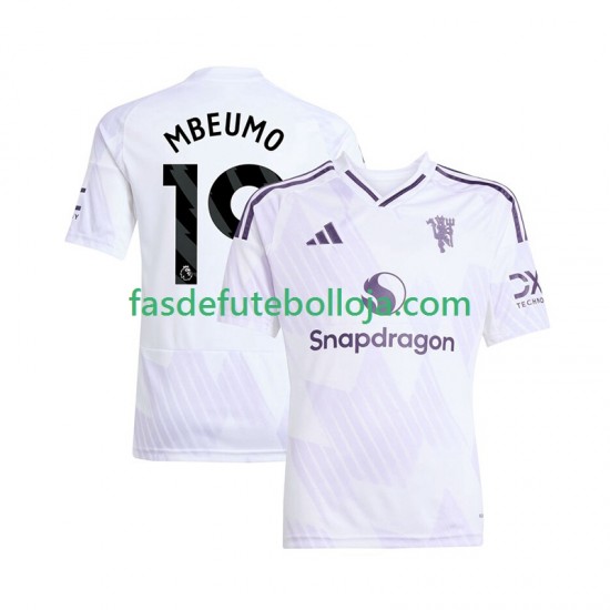 Camisola 2º Equipamento Manchester United Bryan Mbeumo 19 2025-2026 Manga Curta ,Homem