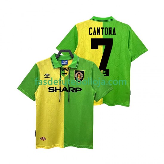 Camisola 2º Equipamento Manchester United CANTONA 7 1992 1994 Manga Curta Retro ,Homem