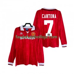 Camisola 1º Equipamento Manchester United CANTONA 7 1992 1994 Manga Comprida Retro ,Homem