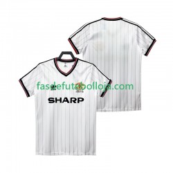 Camisola 2º Equipamento Manchester United 1983 1984 Manga Curta Retro ,Homem