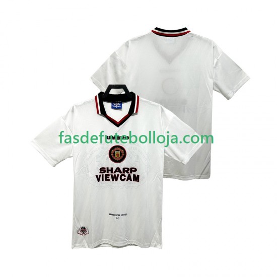 Camisola 2º Equipamento Manchester United 1996 1997 Manga Curta Retro ,Homem