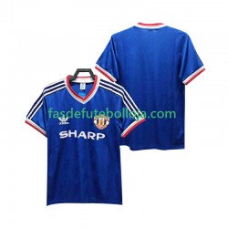 Camisola 3º Equipamento Manchester United 1986 1988 Manga Curta Retro ,Homem