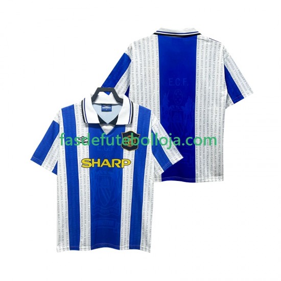 Camisola 3º Equipamento Manchester United 1996 1994 Manga Curta Retro ,Homem