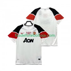 Camisola 3º Equipamento Manchester United Champions League 2012 2011 Manga Curta Retro ,Homem
