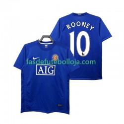 Camisola 3º Equipamento Manchester United Rooney 10 2009 2008 Manga Curta Retro ,Homem