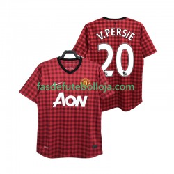 Camisola 1º Equipamento Manchester United V PERSIE 20 2012 2013 Manga Curta Retro ,Homem