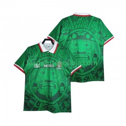Camisola 1º Equipamento Seleção Mexicana 1998 Manga Curta Retro ,Homem