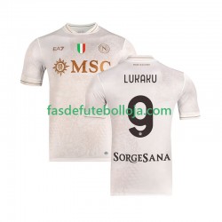 Camisola 2º Equipamento Napoli Romelu Lukaku 9 2025-2026 Manga Curta ,Homem