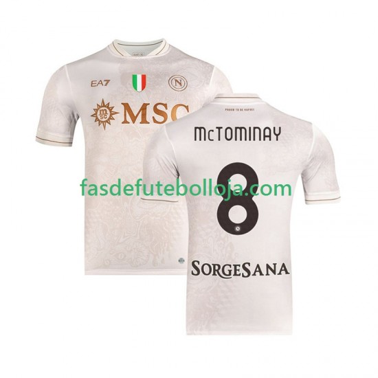 Camisola 2º Equipamento Napoli Scott McTominay 8 2025-2026 Manga Curta ,Homem