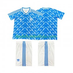 Camisola 2º Equipamento Seleção Neerlandesa 1988 Manga Curta Retro ,Criança